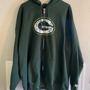 Green Bay Packers Zip Up Hoodie 💚⭐️